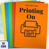 A4 80gsm Assorted Coloured Bright Paper 100 Sheets