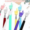 8 Pcs Telescopic Teachers Pointer, Extendable Hand Pointer Finger Pointer Stick, small Retractable Classroom Pointer for Elementary School Kindergarten Teacher, Classroom Supplies (Multicolor)
