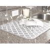 STS Dish Drying Mat, White Trellis, XL