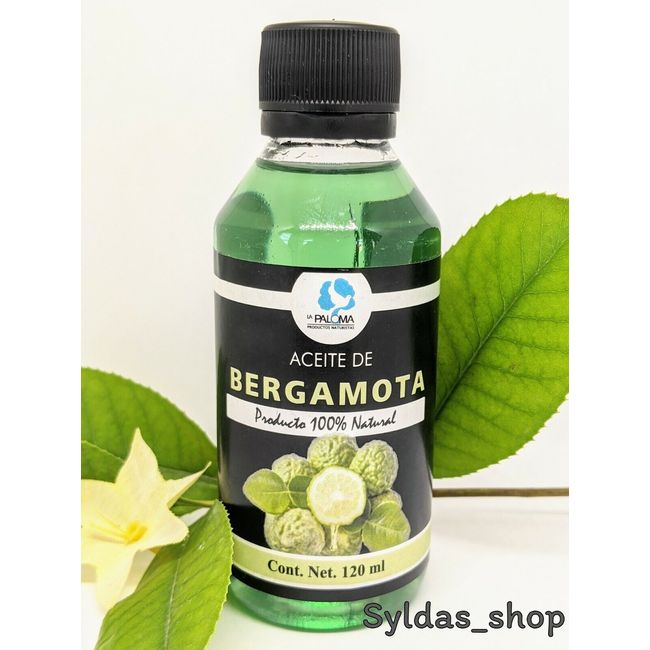 Bergamot essencial Oil 100% Natural. Aceite de bergamota.  120ml 4 Oz.