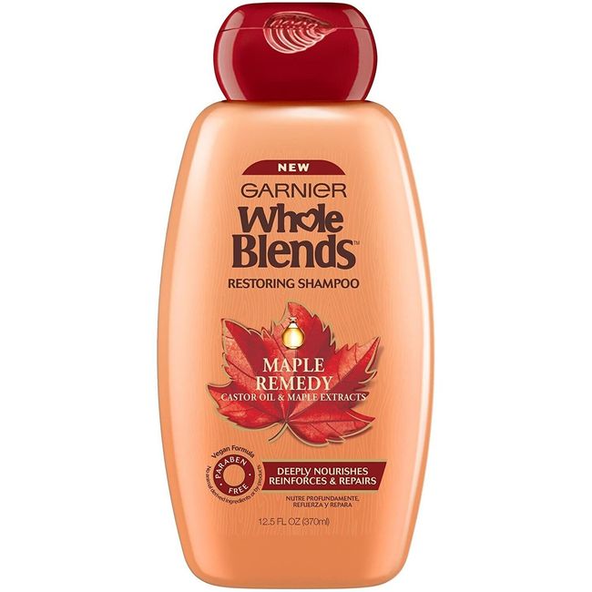 GARNIER WHOLE BLENDS MAPLE REMEDY  SHAMPOO