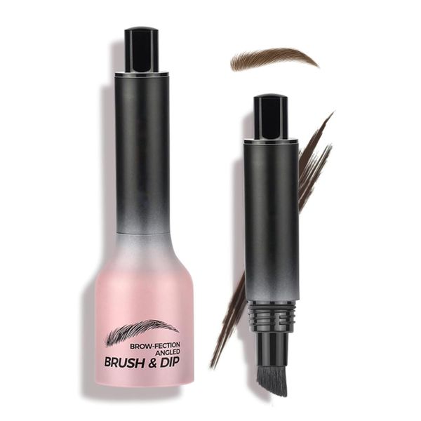 Espresso Eyebrow Pen & Brush Kit – Waterproof Microblading Pencil for Natural, Long-Lasting Brows, Precise Application for Beginners & Experts