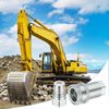 PATIKIL 3/4" NPT ISO-A Hydraulic Quick Disconnect Coupling, 1 Set Flat Face Hydraulic Quick Connect Coupler with Dust Caps Quick Release Coupling Set