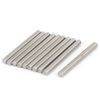 Sourcingmap M6 x 60mm 304 Stainless Steel Fully Threaded Rod Bar Studs Hardware 10 Pcs