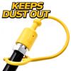 OEM Upgrade Coupler Fitting Red Dust Cap & Plug for 3/8 ISO Kubota Tractor