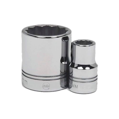 1/2" Drive, 23mm Metric Socket, 12 Points, Mfr: STM-1223-A