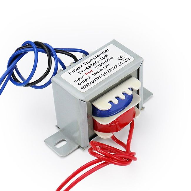 AC to AC Power Transformer, 220V 50Hz Input AC 24V Output 2W Rated EI  Single Phase Transformer for Lighting Power Supplies, Audio Equipment (24V)