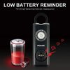 POLICE Personal Alarm Keychain Rechargeable Flashlight Security Pocket Alarm