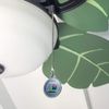 GRAPHICS & MORE Black Cat Staring at Betta Fish Bowl Ceiling Fan and Light Pull Chain