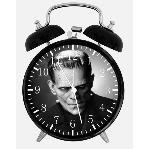 Frankenstein Alarm Desk Clock 3.75" Home or Office Decor E20 Nice For Gift