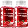 (2 pack) Vitamatic Vitamin B Complex Gummies with Vitamin C & Inositol