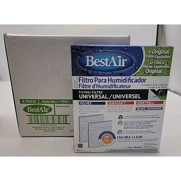 Case of 10 BestAir Replacement Humidifier Filter, Universal Filter, ALL-1