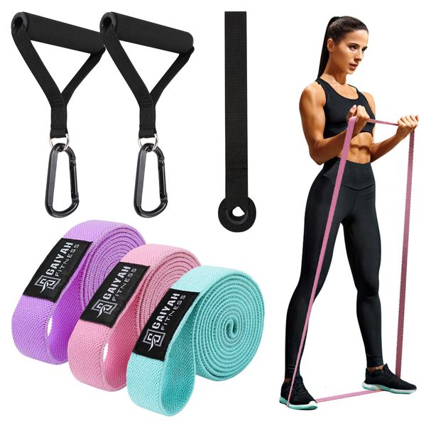 Long Resistance Bands for Working Out Women, Fabric Resistance Band, Stretch Bands for Exercise Bands