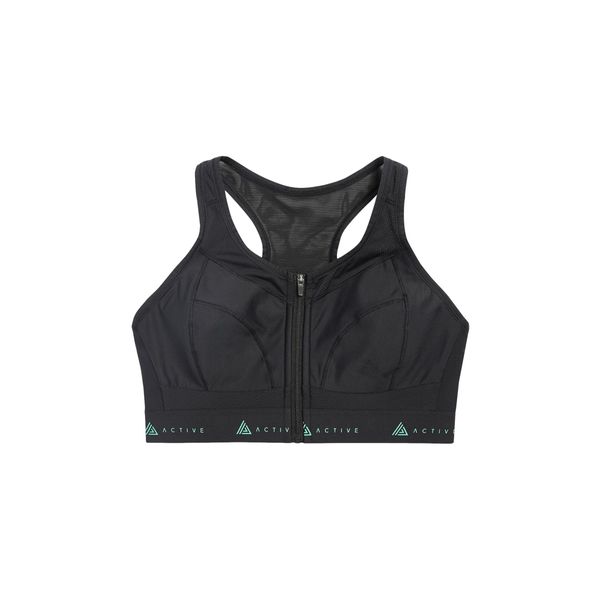 NEXT Active Sport-BH Frontverschluss, High Impact, DD+ Schwarz 75E