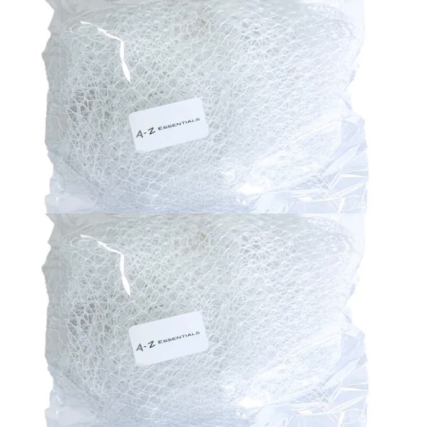 2x African Body Exfoliator-WHITE