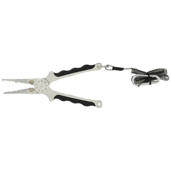 Gamakatsu Ragze Aluminum Pliers 175 mm Rubber Grip. LE-2480