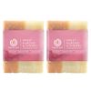 Sweet Almond & Cherry Natural Handmade Soap - 2 Pack
