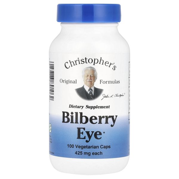 Christopher s Original Formulas Bilberry Eye 450 mg 100 Veggie Caps