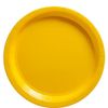 9" Round Dinner Plates | Sunflower Yellow Color Theme | 16ct