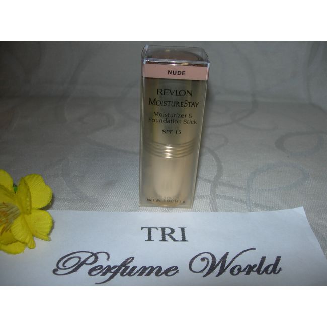 REVLON MOISTURESTAY Moisturizer & Foundation Stick .5 oz. NUDE