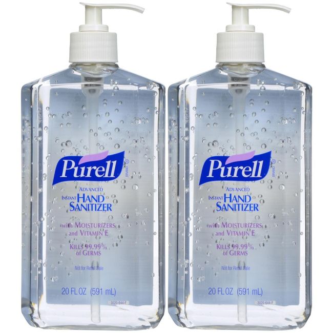 PURELL Advanced Hand Sanitizer, Refreshing Gel, 20 fl oz Hand Sanitizer Table