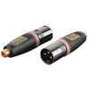 3p XLR M/ RCA F adapter