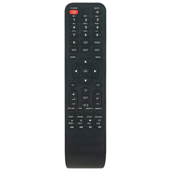 Replacement Remote fit for WBox Technologies 4K Ultra HD LED TV MC451