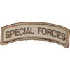 SPECIAL FORCES NAME TAG ROCKER ARC TAB MILITARY HOOK DESERT TACTICAL PATCH