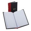 Boorum & Pease 96304 Record/Account Book, Black/Red Cover, 144 Pages, 5 1/4 x 7 7/8