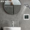 Digital Shower Clock, Large LCD Display Waterproof Timer for Shower, Suction Cup