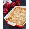 Le Creuset Stoneware Shallow Rectangular Dish, 18 cm, Volcanic, 91004719090000