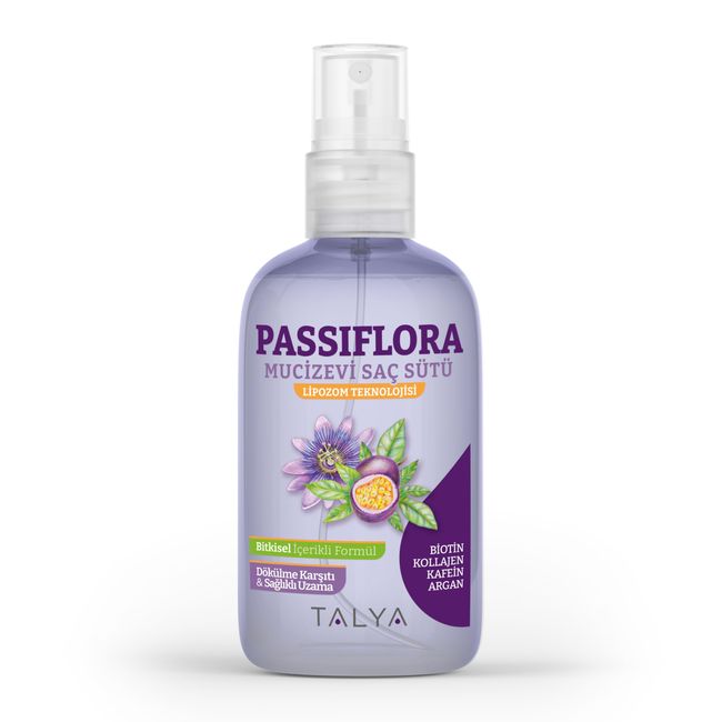 Talya Passiflora Mucizevi Saç Sütü 200 ml - Dökülme Karşıtı - Sağlıklı Saç Uzatma Etkili - Durulanmayan Saç Bakım Sütü - Kolay Tarama, Dolgunluk, Yumuşaklık - Bakımlı Saçlar - Tüm Saç Tiplerine Uygun