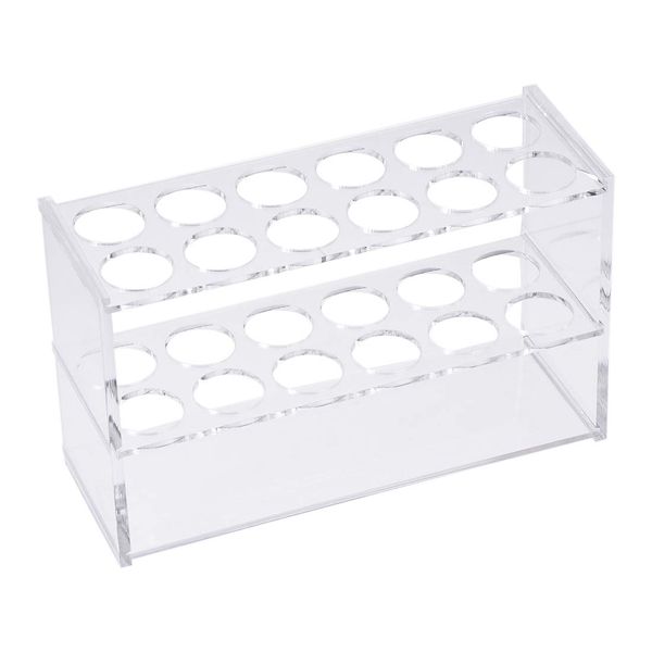 uxcell Acrylic Test Tube Holder Rack 2x6 Well for 50ml Centrifuge Tubes