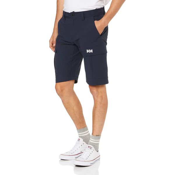 Helly Hansen Men's II Quickdry 11" Cargo Shorts, 597 Navy, 36