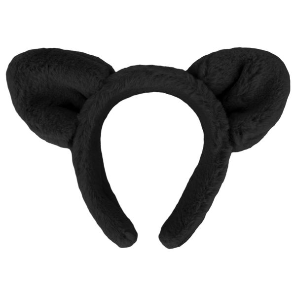 WHAVEL Cat Ears Plush Cat Ears Headband Spa Headband Cute Animal Ears Headband Face Wash Headband Cat Headband Costume Cosplay Cat Costume Party Supplies Halloween