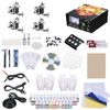 Complete Tattoo Beginner Kit 4 Machine Gun 40 Inks Needle Grip Power Supply Tip