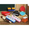 Iwako Blue-Orange Table Tennis Racket Eraser from Japan