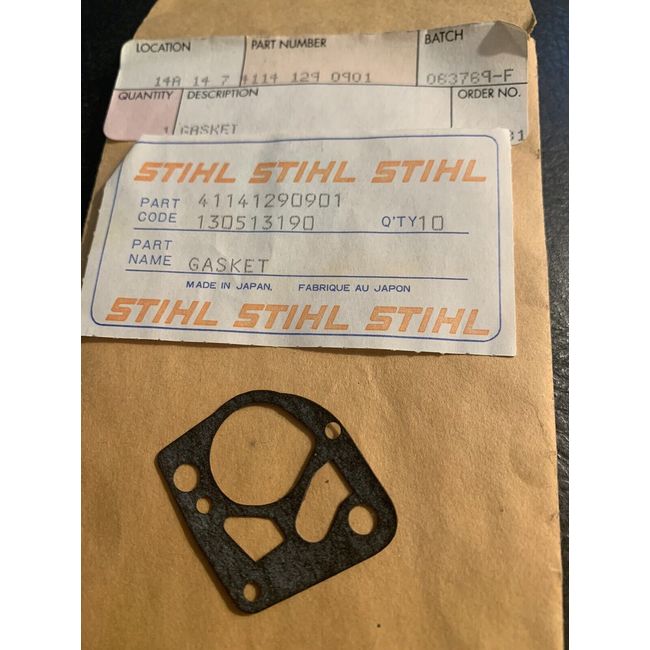 NEW OEM STIHL FS50 FS51 FS60 FS61 FS65 CARBURETOR GASKET 4114-129-0901 B59