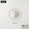 Marna K092 Pig Dropping Splash 6.9 inches (17.5 cm) (Silicone/White) Drop Lid (Heated/Microwave/Dishwasher Safe)