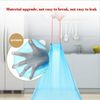 60 pcs/5 Roll Random Color Drawstring Bin Bag, Leak-proof Thick Trash Bag, House