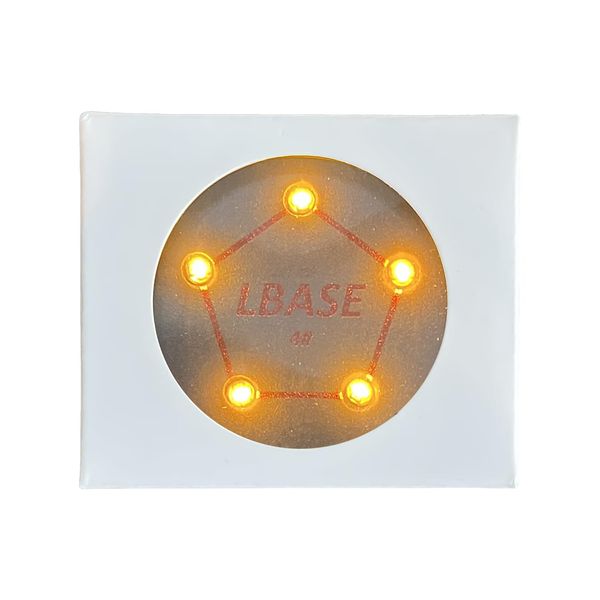 LBASE Wireless Magnetic Field Sensing LED Light Beads, for Gundam Model PG MG RG HG MGSD, for Lego Building Blocks, for Bandai Toy (4#-Gold)