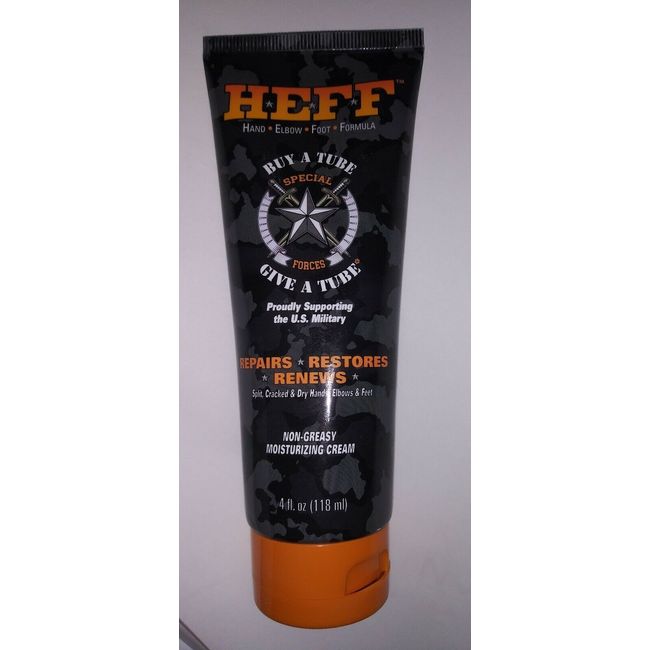 HEFF Non-Greasy Moisturizing Cream 4 oz.  Hand -Elbow-Foot-Formula Men's Lotion