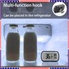 2 Pack Digital Fridge Thermometer with Hook and LCD Display for Kitchen Home