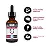 Vitamin B12 Liquid Drops 2oz B Complex B2 B3 B5 B6 Improve Mood Energy Vision