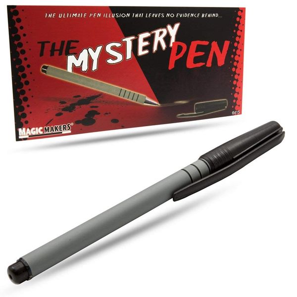 Magic Makers The Mystery Pen Deluxe Magically Penetrate Solid Objects Without Damage - Visual Street Close Up Performance Illusion Prop