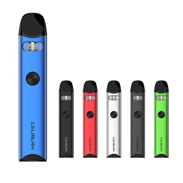 Uwell Caliburn A3 Pod Electronic Cigarette, Ewell Caliburn A3 Starter Kit, Pod Shape, 520mAh, 2ml, Vape Compact (Blue)