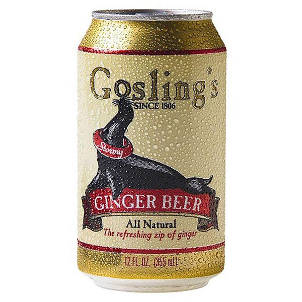 Goslings Stormy Ginger Beer, All Natural Flavor with the Refreshing Zip of Ginger, 12 fl oz Cans (9 Cans)