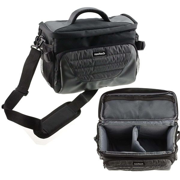 Navitech Grey Shoulder Camera Bag Compatible with instax mini 12 Instant Camera