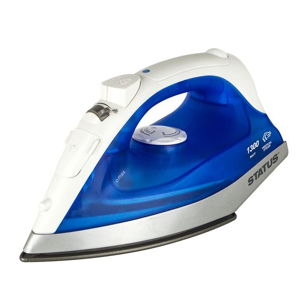 STATUS Memphis Iron | Clothes Steam Iron | 1300W | White/Blue | MEMPHISIRON1PKB4