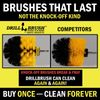 Drillbrush Wheel Cleaning Auto Scrubber Brush - Powerful Drill Attachment